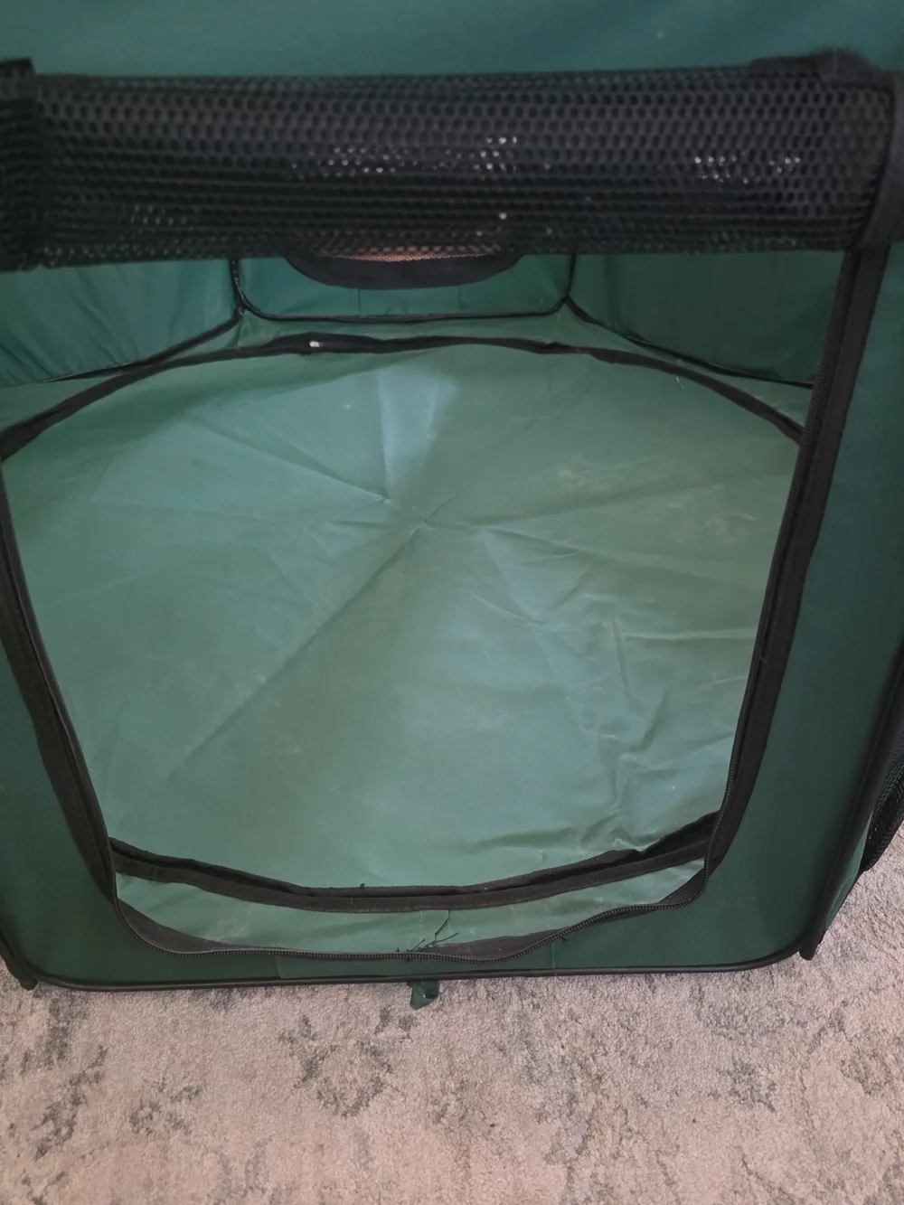 Green Portable Dog Playpen Carrier - Brand
